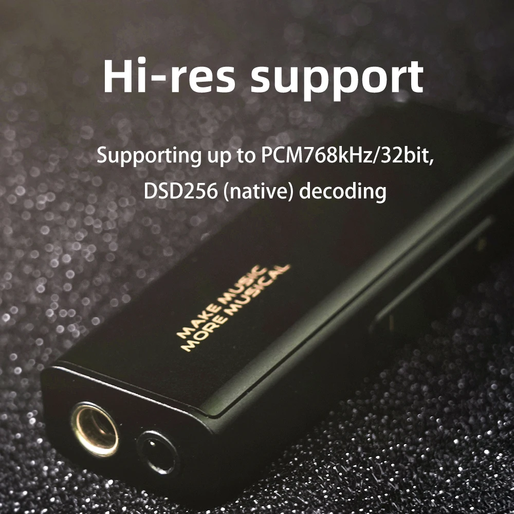 HiBy FC4 MQA 16X 동글 타입 C USB DAC 오디오 HiFi 디코더, 헤드폰 앰프, 안드로이드 iOS Win10 맥 사운드 카드, DSD256 ES9219