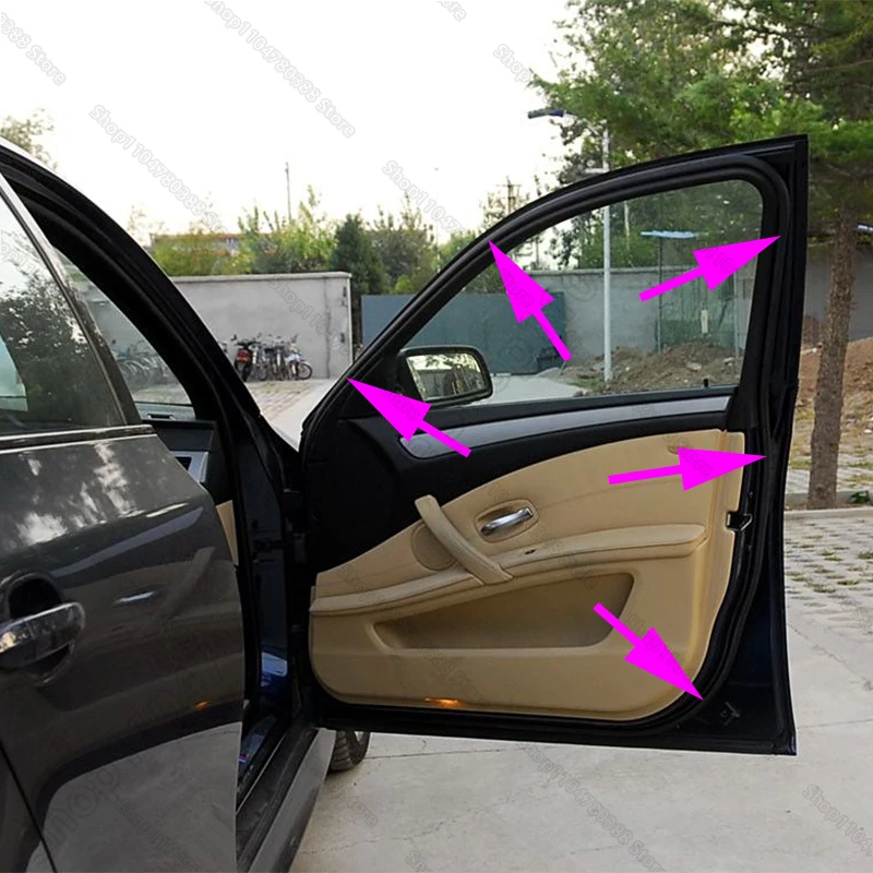 2004-2010 E60 E61 BMW 525i 528i 530i 535i 545i 550i M5 51217033787 용 전면 도어 고무 날씨 씰 스트립