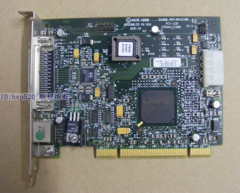 

Original disassembly NRC-10 PCI-LCD SCHEM.497-0412189 （SVGA+)CARD