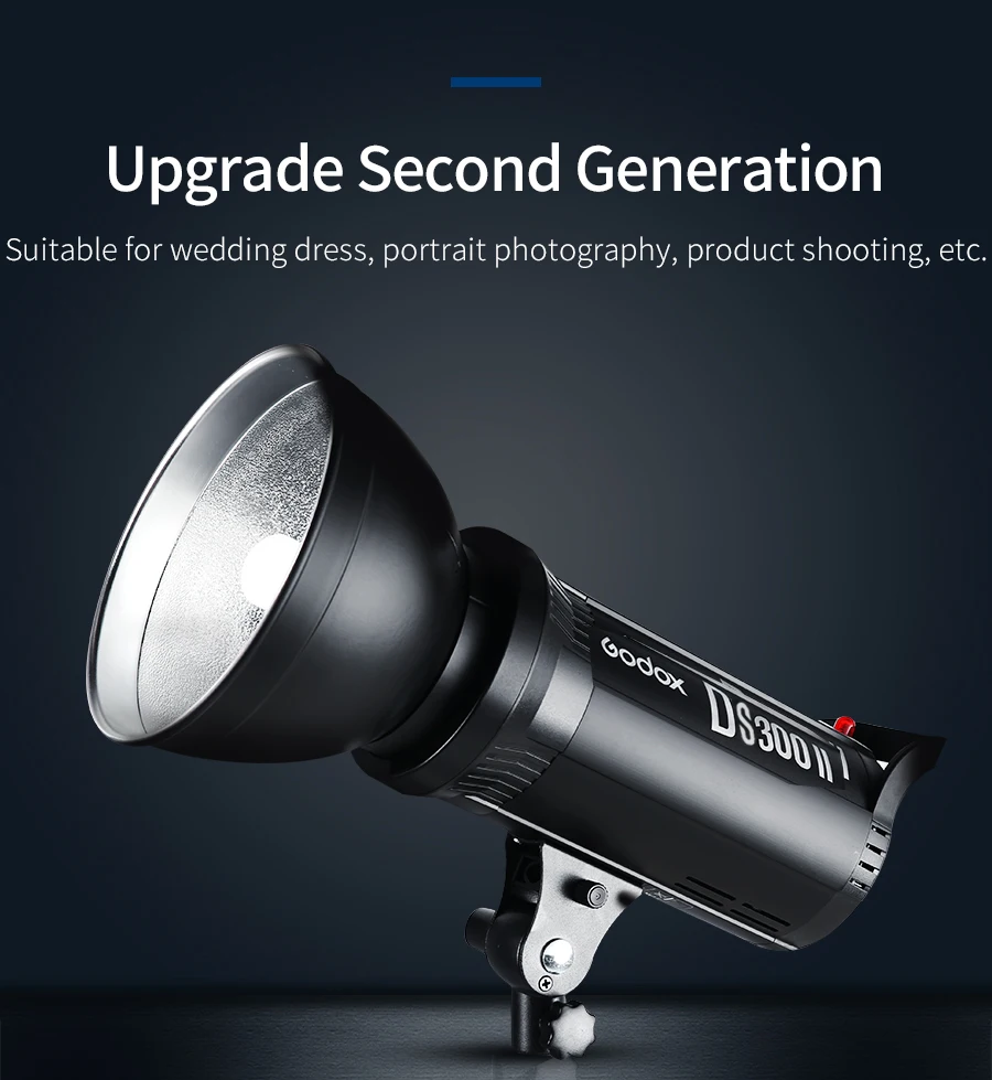 Godox DS400II Studio Flash Light 400W GN76 Bowens Mount Strobe Lamp Head Lighti