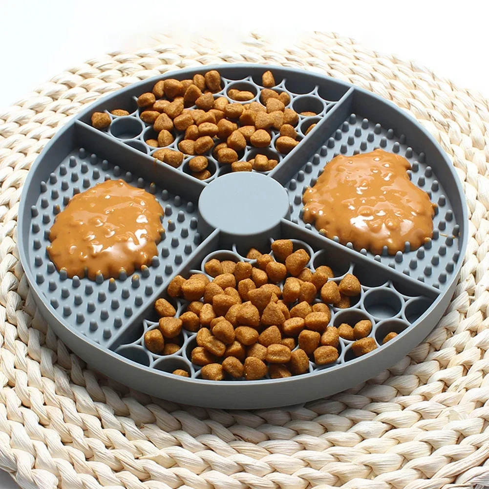Pet Supplies Silicone Pet Licking Mat Cat Anti-choking with Slow Food Bowl Puppy Bath Distracted Licking Plate Cutlery Dog Bowl Pet Supplies Silicone Pet Licking Mat Cat Anti-choking with Slow Food Bowl Puppy Bath Distracted Licking Plate Cutlery Dog Bowl