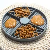 Pet Supplies Silicone Pet Licking Mat Cat Anti-choking with Slow Food Bowl Puppy Bath Distracted Licking Plate Cutlery Dog Bowl