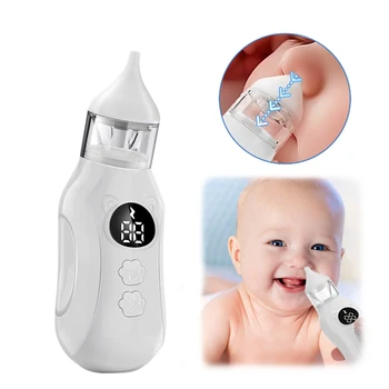 Electric Baby Nasal Aspirator – 9-Speed Nose Suction Cleaner for Newborns & Infants (Low Noise) 1