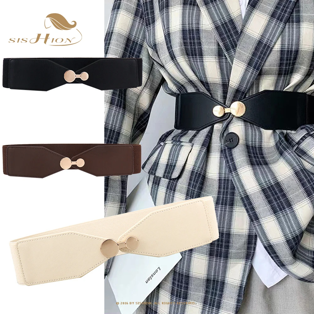 

2023 Wide Designer Belts For Women High Quality Luxury Brand Genuine Leather Big Waist Corset Belt Plus Size Waistband SCB0196