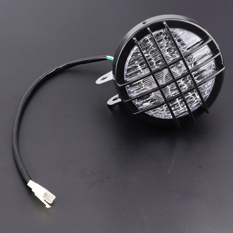 12V Headlight Head Lamp Fog Light Utility Vehicle Utv Atv Gokart Quad Dune Buggy Go Kart Off-Road Scooter