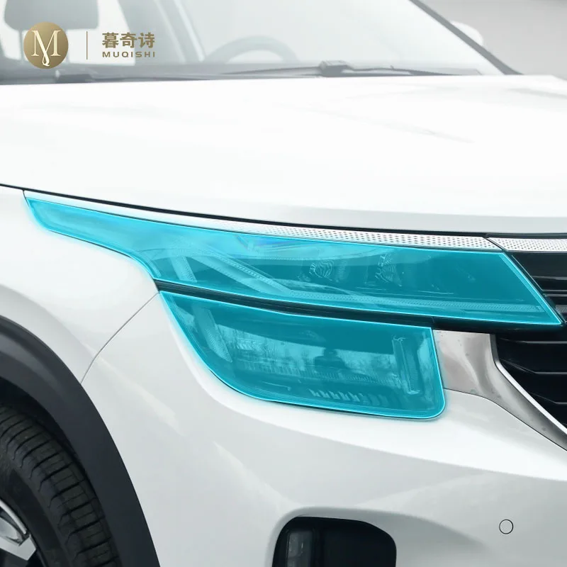 

Для Kia Seltos 2023 украшение для внешней части автомобиля PPF Защитная ремонтная пленка для фары ТПУ Прозрачная пленка против царапин установка