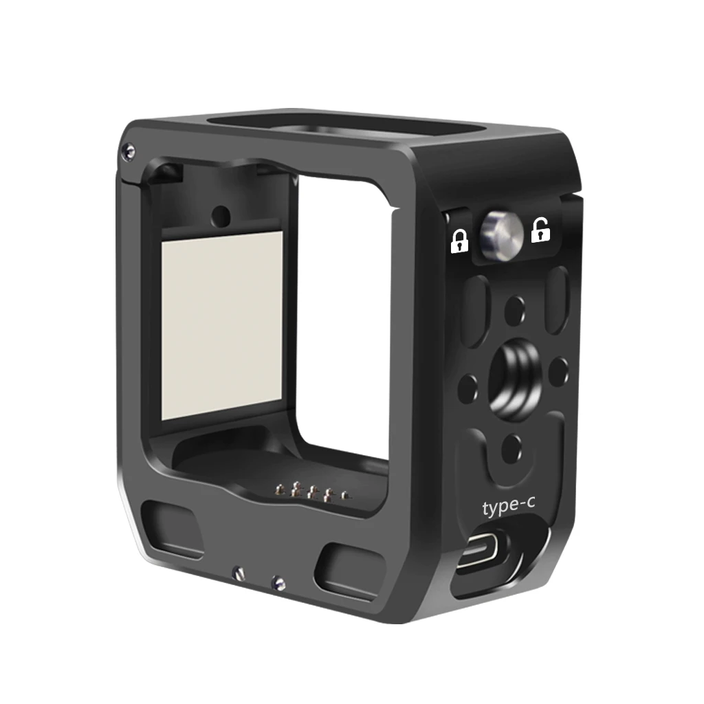 Magnetic Action Camera Cage For Action 2 Dual-screen Full Cage w/ Cold Shoe Mou