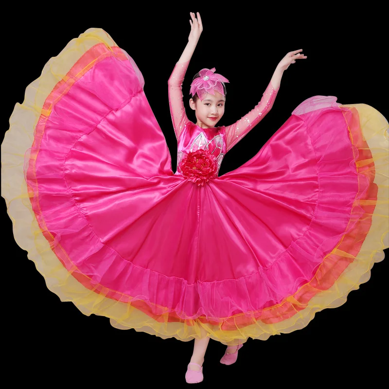 360 720 Degree Girls Spanish Flamenco Dresses Bullfighting Opening 360-720-degree-girls-spanish-flamenco-dresses-bullfighting-opening