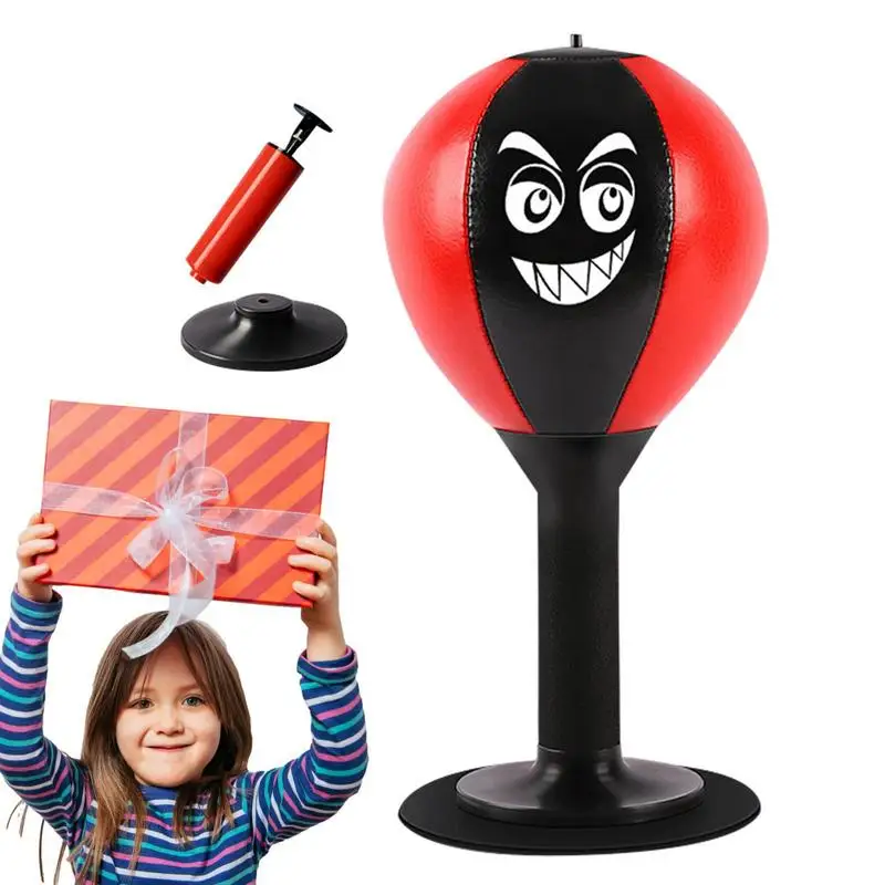 Stand Boxing Punch Ball Desktop Punching Ball Con Ventosa Kids Boxing Freestanding Reflex Bag Per Sport Indoor Exercise