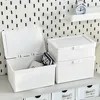 INS White Photo Card Storage Box Ins Photo Card Holder Storage Box Photocard Sleeves Idol Photo Collection Organizer Case 6