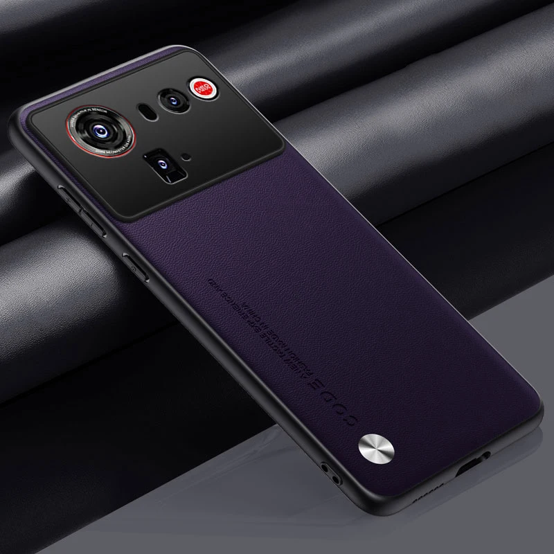 Nubia Z80 Ultra Carbon Fiber & PU Leather Protective Case