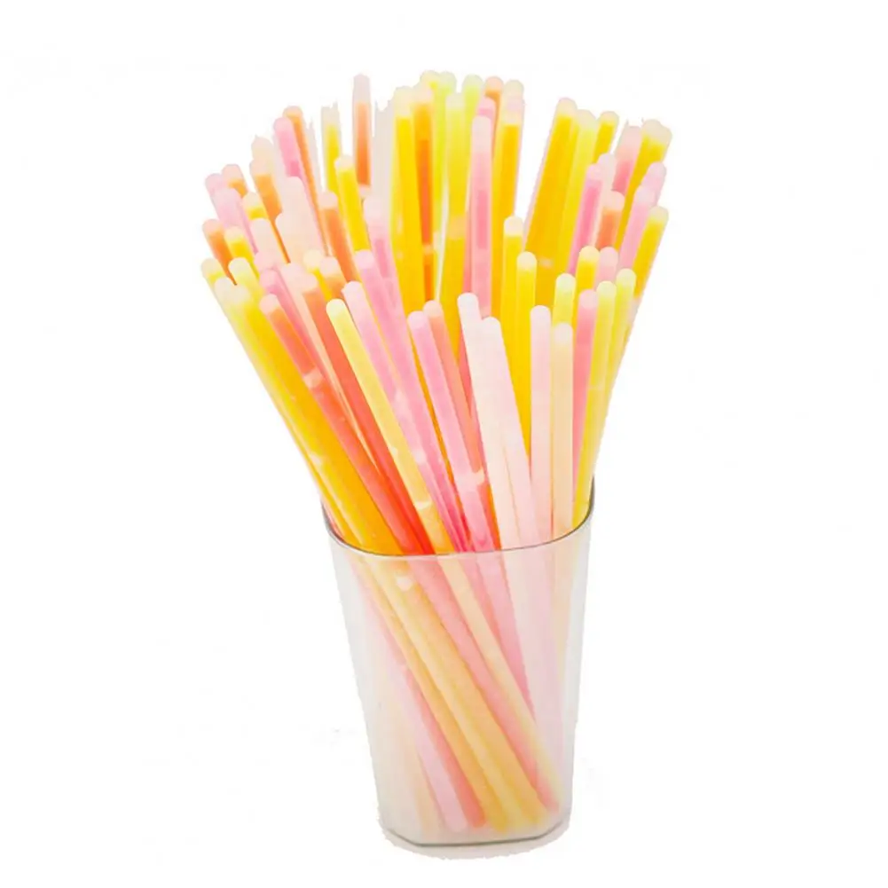 

Disposable Glow Stick Vibrant Glow Stick Bulk Set 100pcs Disposable Necklace Bracelet Glowsticks Halloween Party Favors for A