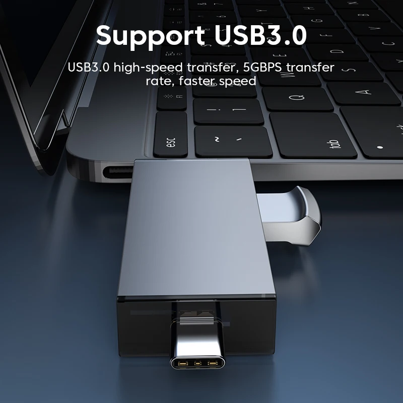 USB 3.0 고속 전송 다기능 카드 리더, 휴대폰 컴퓨터용 범용 C 타입 장치, SD TF 카드 리더