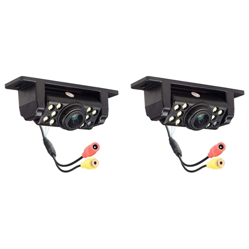 

2X Car Backup Camera Rear View Reverse Camera With 170° Wide Angle 9 LED Lights Super Clear Night Vision