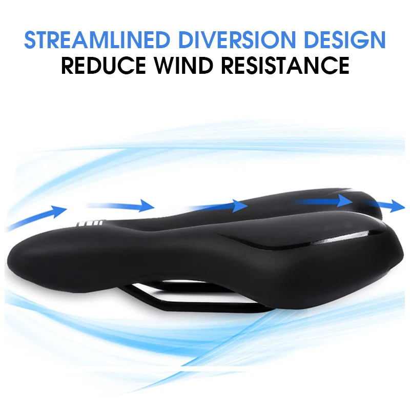 WEST BIKING Bicycle Saddle Hollow Breathable Comfortable Ergonomic Cycling Seat Soft GEL Sponge MTB Road Bike Seat Bike Parts