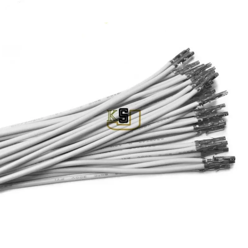 50 개/몫 UL1007 16AWG 18AWG 60cm ATX PCIe PSU EPS 여성-여성 압착 단자 핀 케이블 와이어