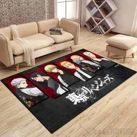 Tokyo R-Revengers Pattern Rug Carpet for Living Room Bathroom Mat Carpet for Bedroom Kid's Room Home Decor Anime Rug 1