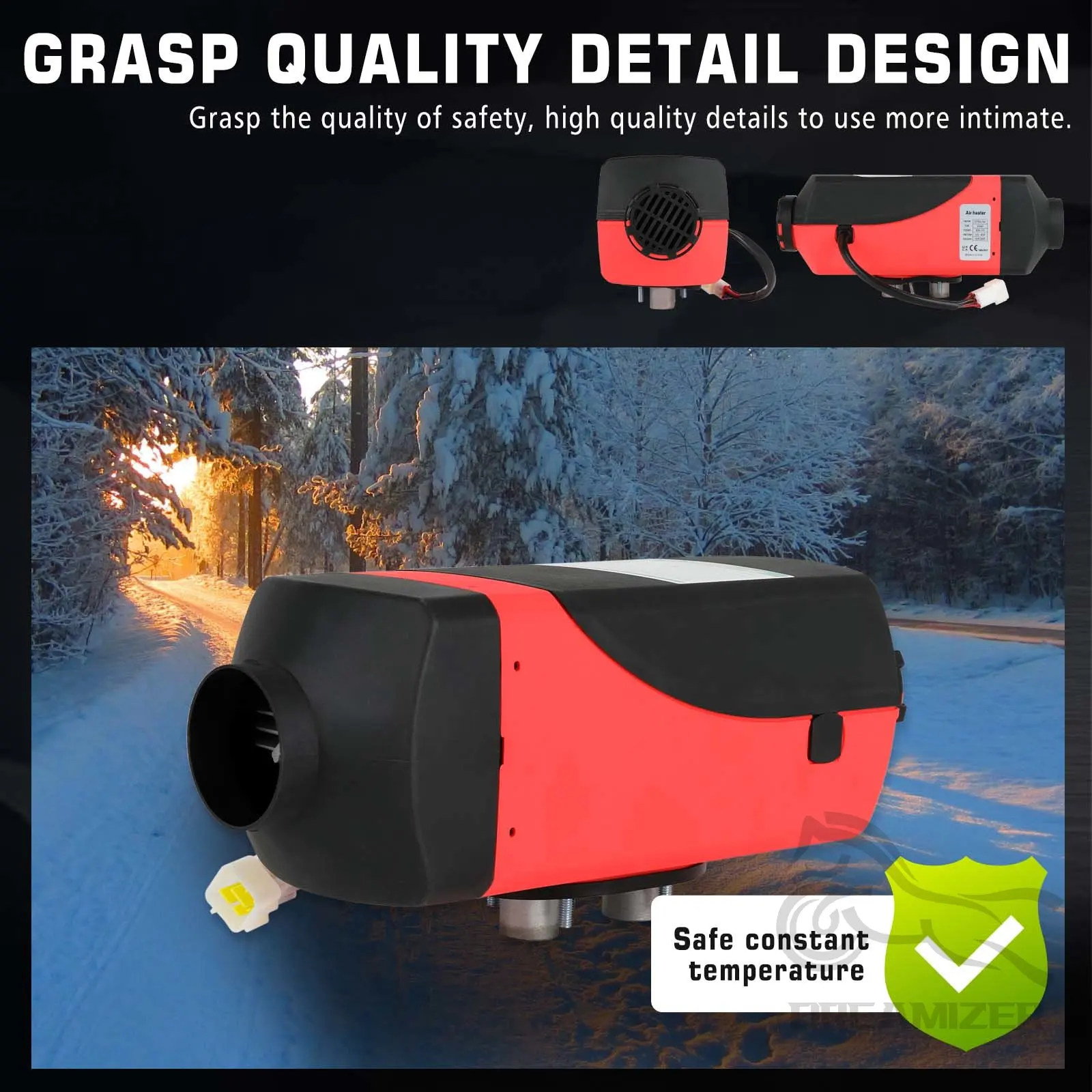 автономный отопитель 2KW 12V 10 L Tank Car Heater Diesel Air Heater W/ LCD Switch Silencer for Car RV Trailer Truck
