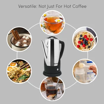 Stainless Steel 12 Cup Percolator Kitchen Appliances Electric Coffee Percolators.USA.NEW 3