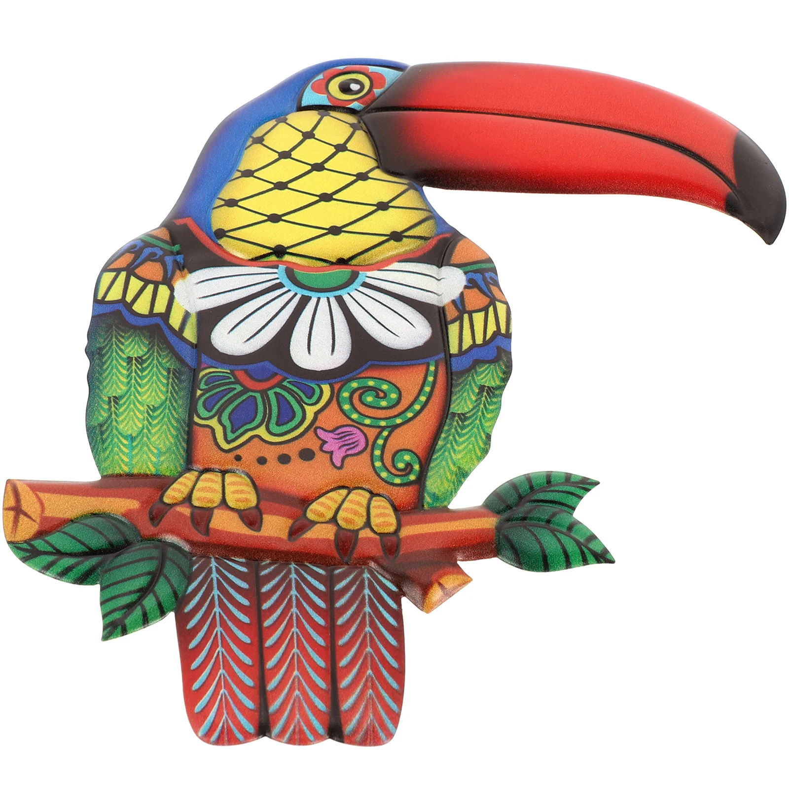 

Simulated Toucan Bird Wall Hanging Decor Toucan Bird Garden Wall Adornment