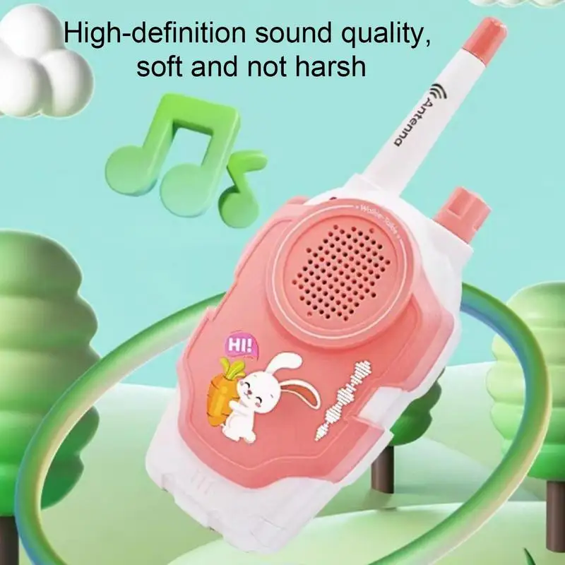 Cute Kids Walkie Talkies Frog Rabbit Design