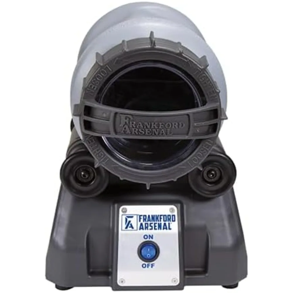 Platinum Series Rotary Tumbler Lite with Clear Viewing Window and Leakproof Seal for Cleaning and Polishing During Reloading