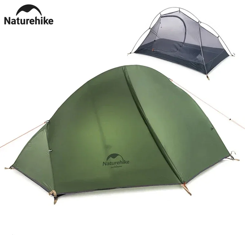 Naturehike Cycling Tent 1 Person Ultralight Bicycle Double Layer Fishing 4 Season Waterproof Outdoor Camping