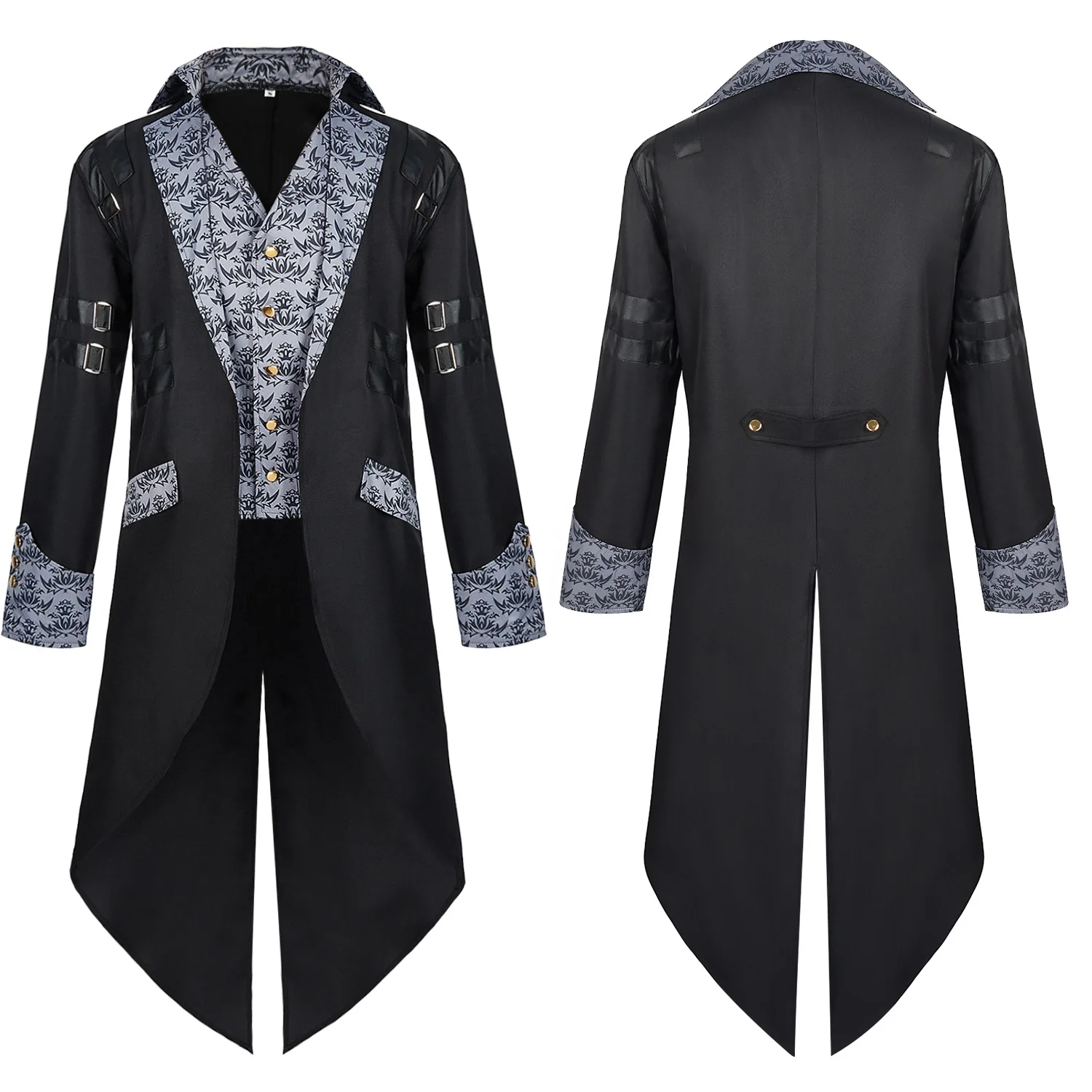 

Medieval Gothic Steampunk Retro Tuxedo Halloween Men's Costume