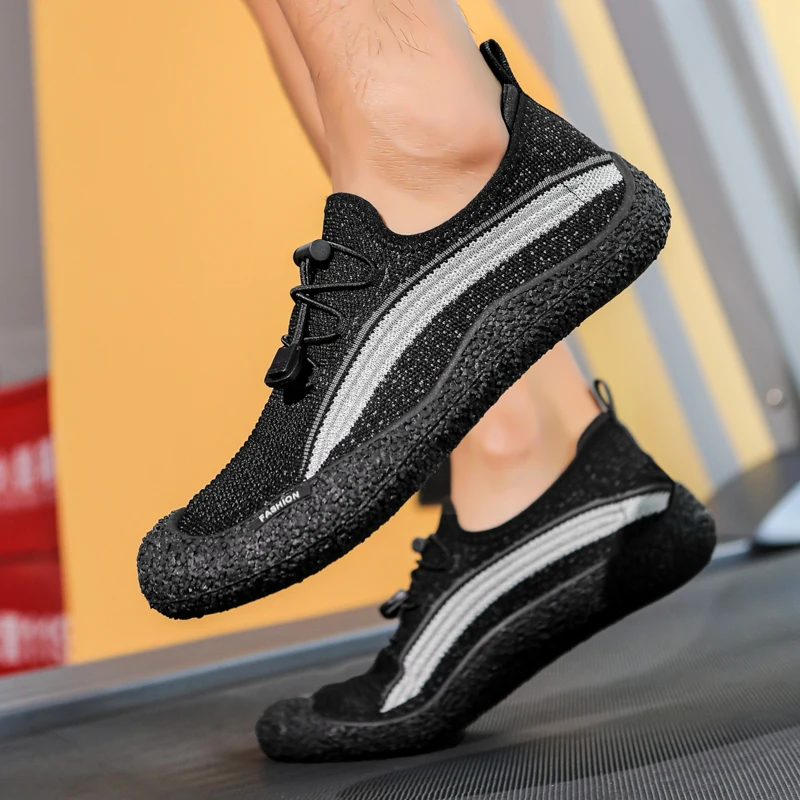Herrenschuhe Barfuß-Strandschuhe Niedrige Mesh-Anti-Rutsch-Fitness-Sportschuhe Schnelltrocknende Bachkletterschuhe Herren-Sneaker – Detail 9
