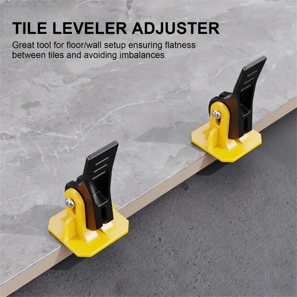 Floor Tile Leveling System Hand Leveling Device Construction Tool Parts 50Pcs/Set tile spacers tile cutting tool tile leveling clips tile leveling tools tile grout repair stick