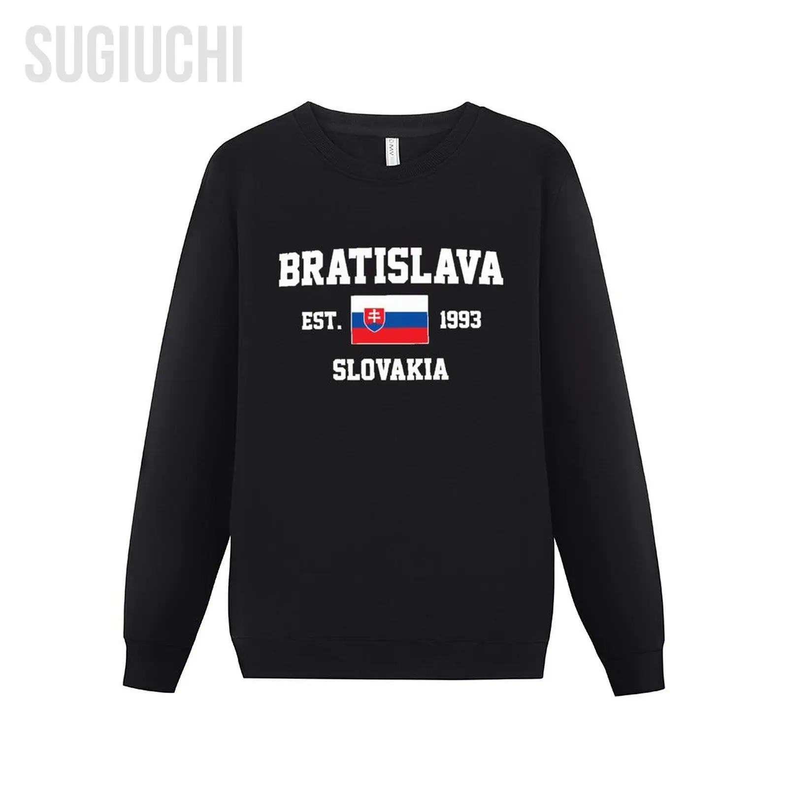 

Men Women Hoodies Slovakia EST.1993 Bratislava Capital Hoodie Pullover Sweatshirts O-Neck Hip Hop Style Cotton Unisex
