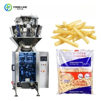 เครื่องบรรจุและปิดผนึกถุงอาหารอัตโนมัติแบบหลายหัวอเนกประสงค์สำหรับบรรจุและปิดผนึกถุงมันฝรั่งและกล้วยด้วยใบมีด 2