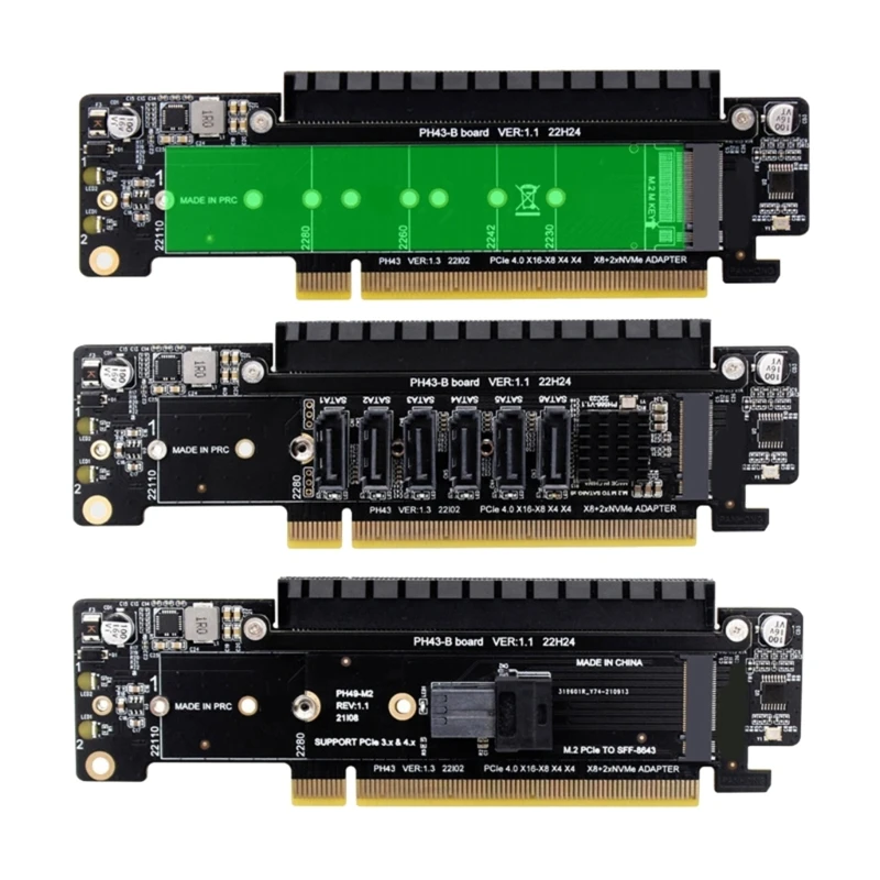 PCIE4.0 Lane Distribution Expansion Card 8+4+4 for Optimizing System Capabilities 896C