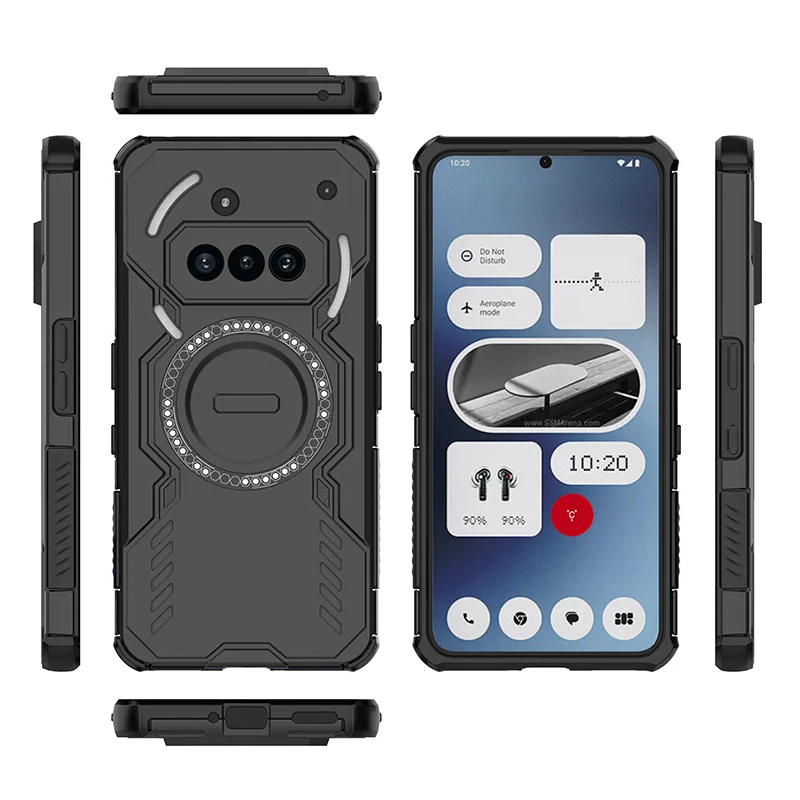 Magnetic Armor Case with Strong Mag-Safe and Anti-Knock Protection