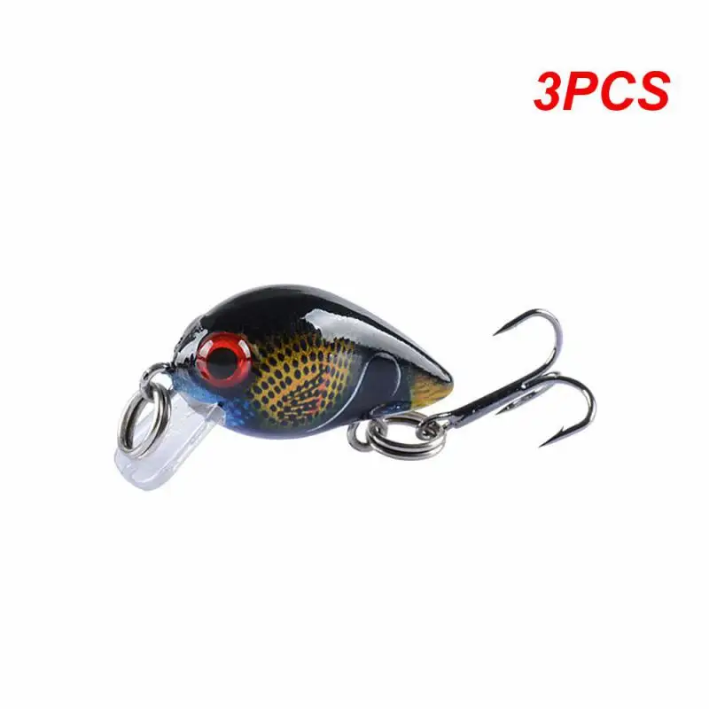 

3 шт., 30 мм, 2 г, мини-кренкбейт, искусственная жесткая приманка, гольян, свимбейт, воблер, набор приманок для ловли карпа
