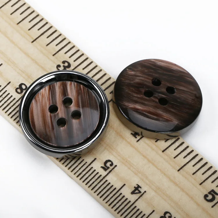 20Pcs 15-25mm High end resin black brown pearl buttons men/women's woolen coats windbreakers suit sewing decorative buttons B119 5