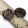 20Pcs 15-25mm High end resin black brown pearl buttons men/women's woolen coats windbreakers suit sewing decorative buttons B119 5
