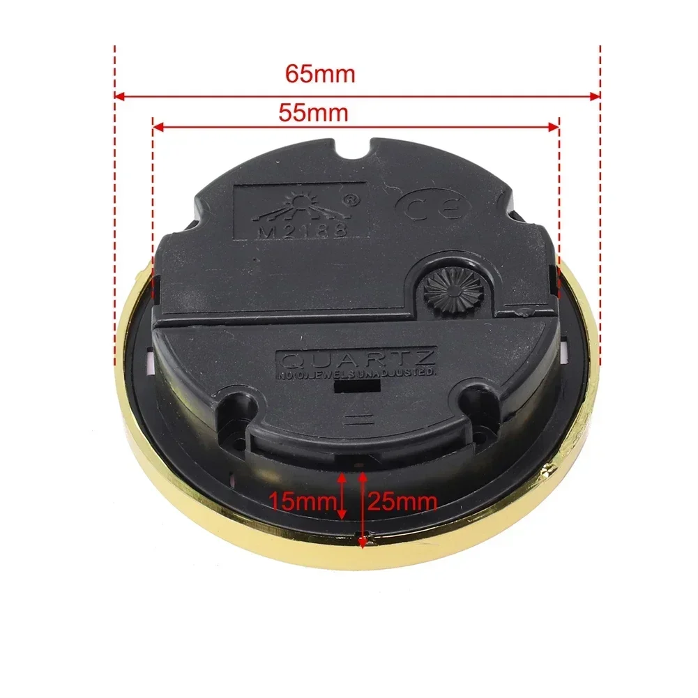 Clock Inserts Inserts Movement Quartz Clock Insert Roman Numbers 65MM Gold Color Plastic Replacement wall clock movement,quartz clock movement,clock accessory kit