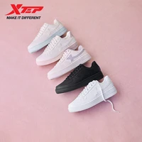 Chaussures de sport blanches Xtep pour femme, printemps 2026, polyvalentes, tendance, décontractées, à semelle épaisse, rehaussantes, pour couples, 874118319851 6