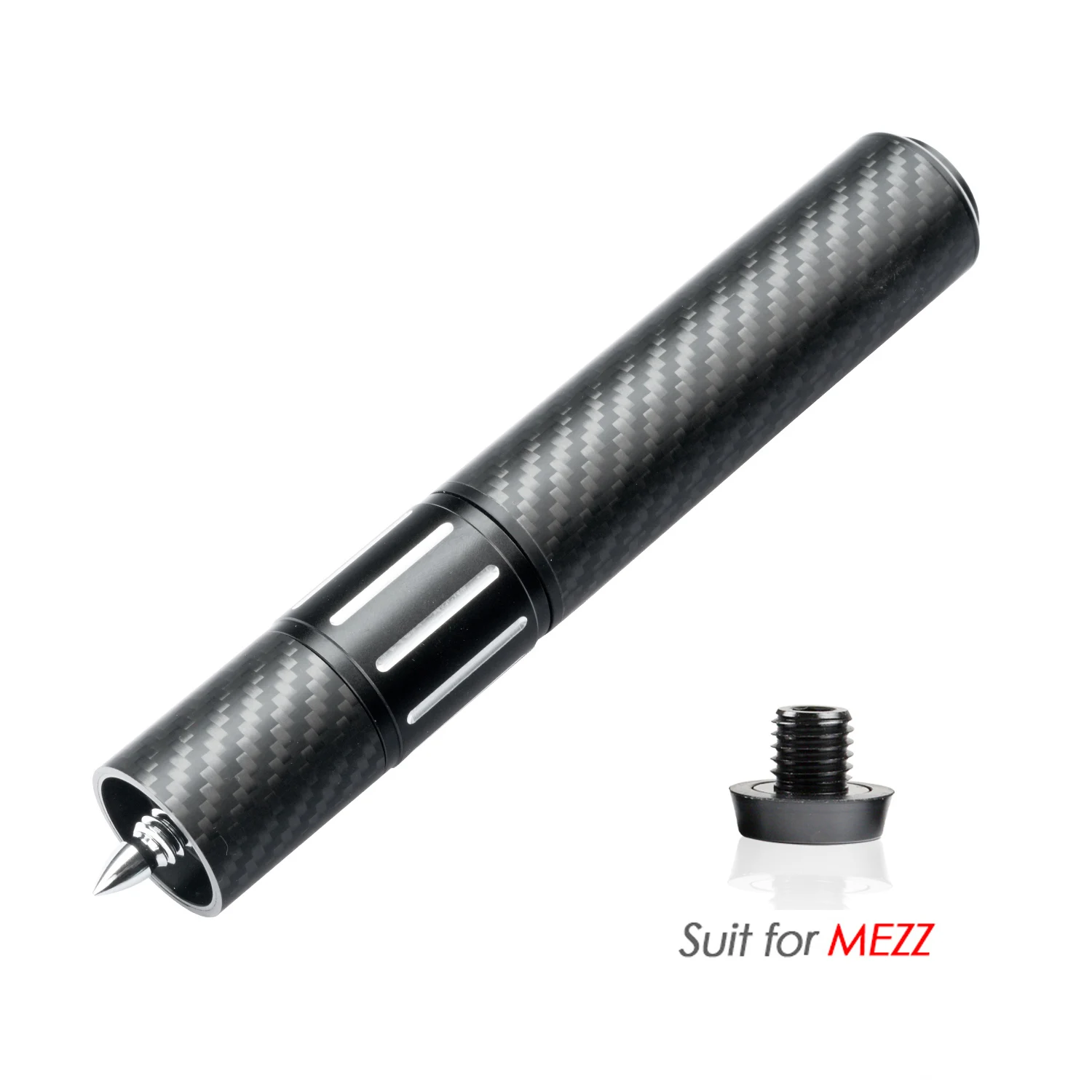 拡張可能なカーボンファイバープールキューエクステンション