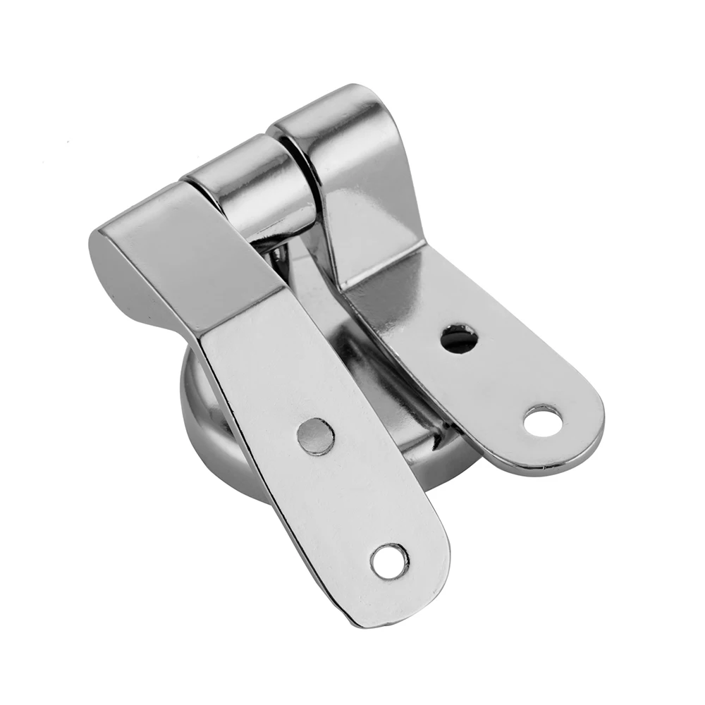 Zinc Alloy Toilet Seat Hinge Flush Toilet Cover Mounting Connector Lid Hinge Mounting Fittings Replacement Parts