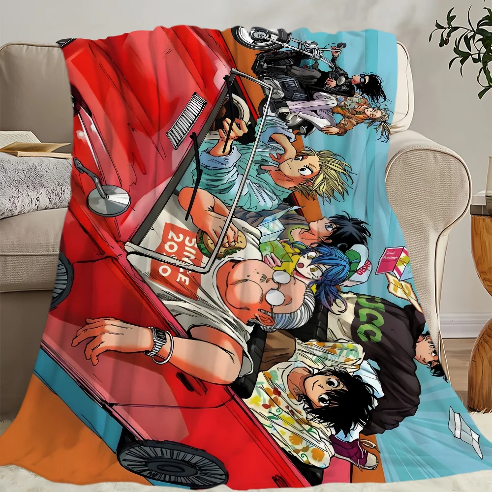 Anime Sakamoto Days Cool Blanket Skin friendly comfort warm soft plush blanket suitable sofa living room office bedroom 6