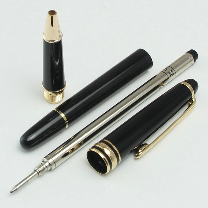 High Quality163 Luxury MB Monte Resin MB Meisterstuck Rollerball Fountain Blance Ball Pens 149 Fountian Pen View Window