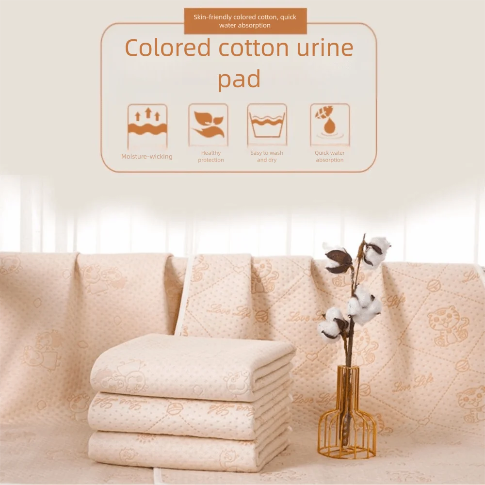 Essentials Reusable Changing Mat Waterproof Soft Surface Diaper Mattress Cotton Floor Play Mat Home Use