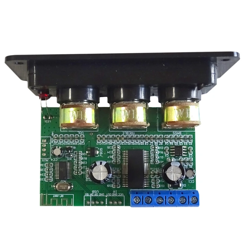 Мини Bluetooth 5.0 усилитель мощности стерео 2X26W 8 Ом динамик звука с регулировкой тона