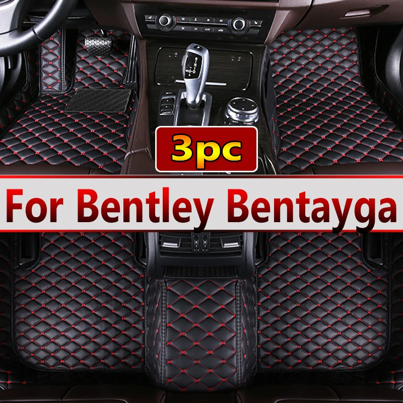 

Car Floor Mats For Bentley Bentayga Four Seats 2016 2017 Custom Auto Foot Pads Automobile Carpet Cover Interior Accessories