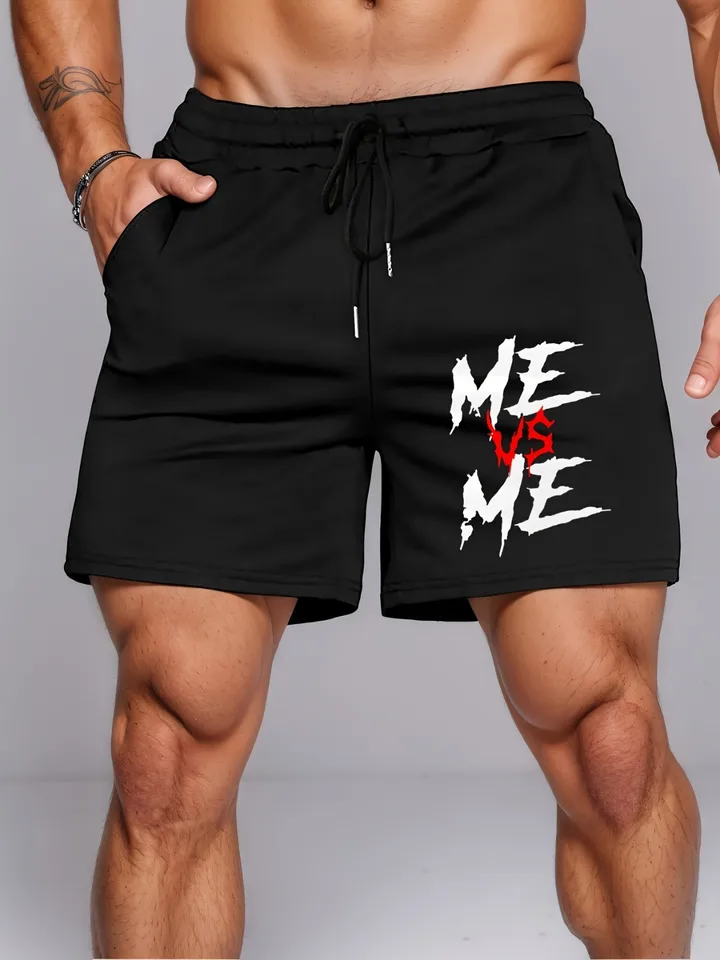 Men's High Street Printed Fitness Sports Shorts