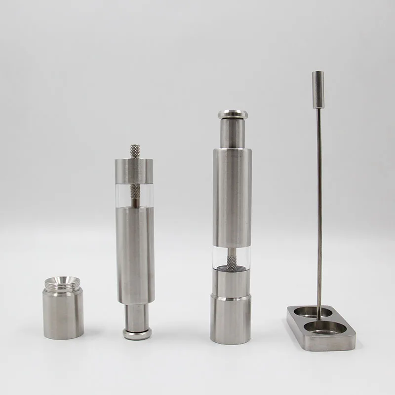 Thumb Pepper Grinder Stainless Steel Salt Grinder Pepper Mill Single Hand Manual Mini Salt And Set