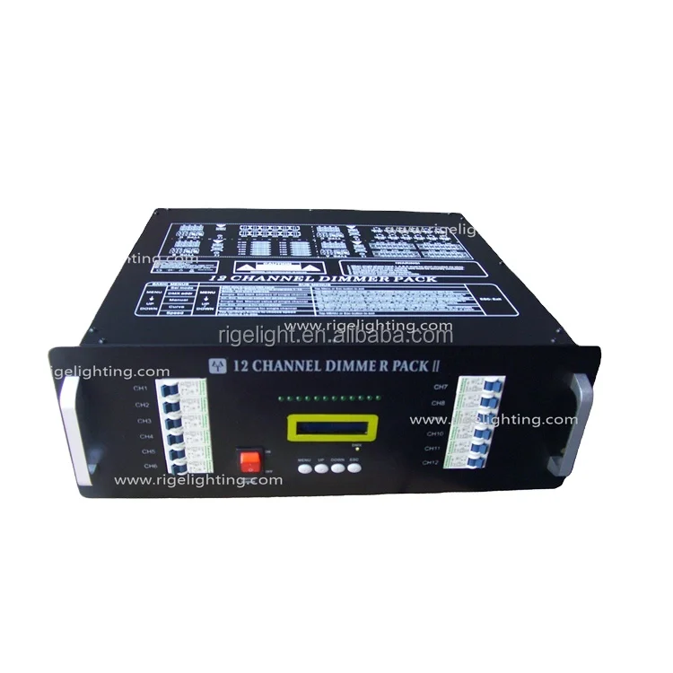 

12CH 2KW 4KW stage digital dimmer 220V/110V power pack for dj lighting