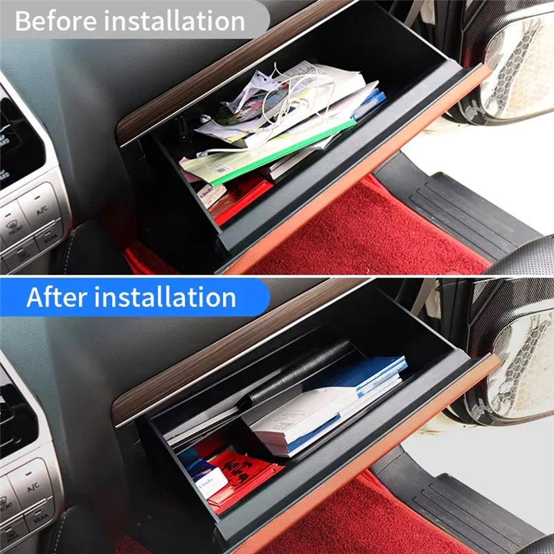 프리미엄 수납함 수납함 칸막이 조수석 수납함 토요타 프라도 2010-2020 수납함 내부 개조 브라